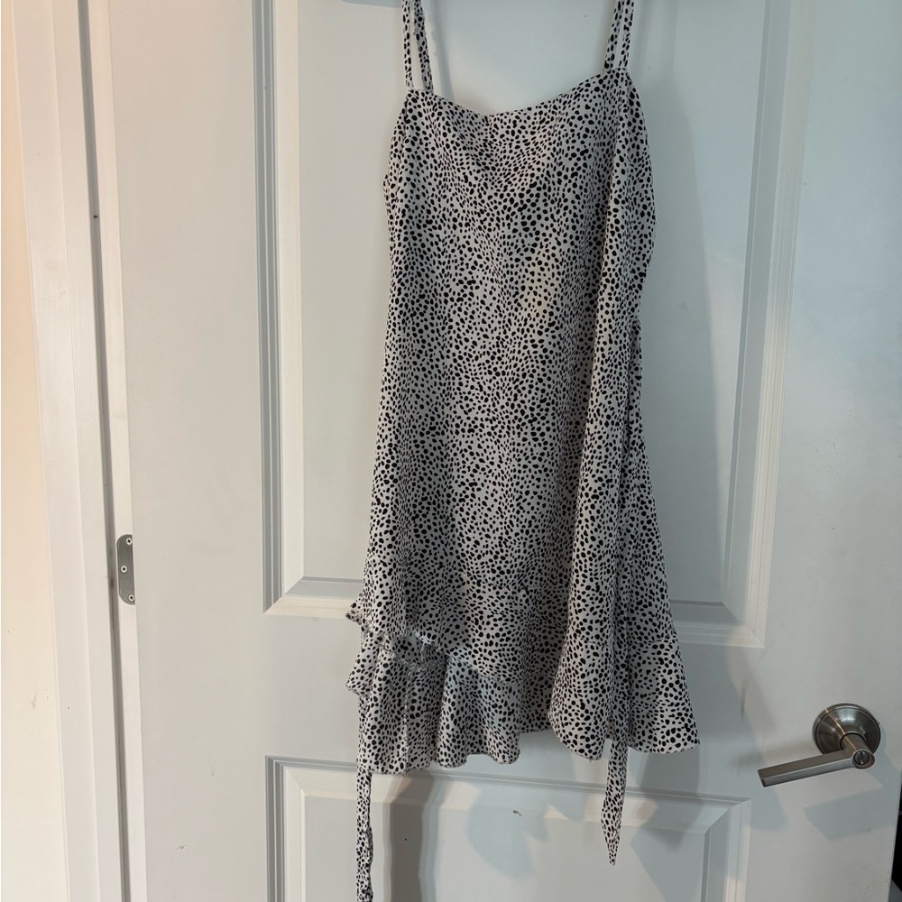 Black and White Polka Dot Dress